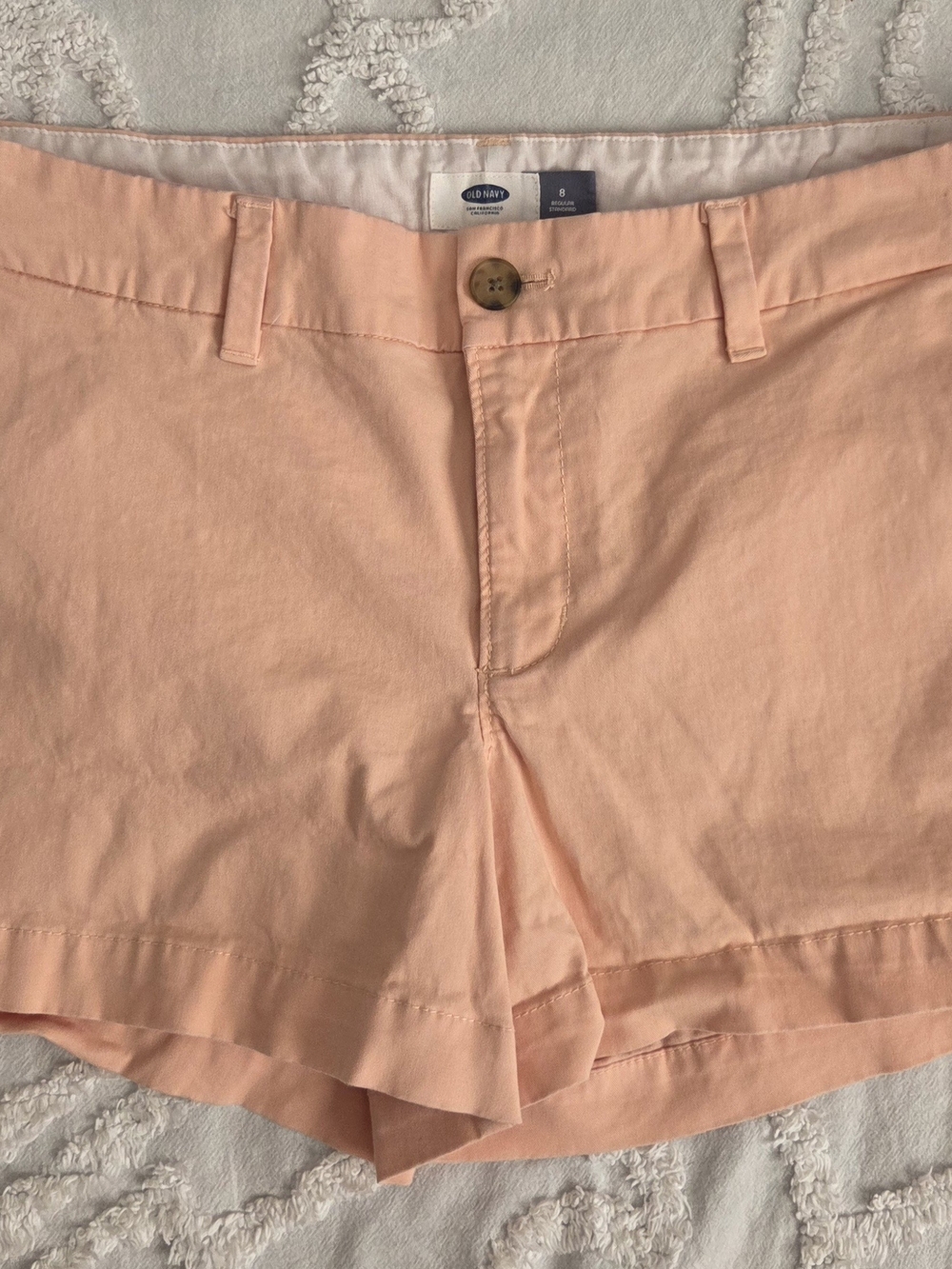 Old Navy Peach Chino Bermuda Shorts